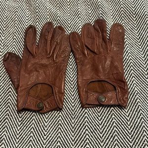 Vintage Coach Leather driving gloves